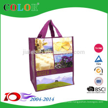CMYK rpet Screen Printing PP Non Woven Bag shopping bag